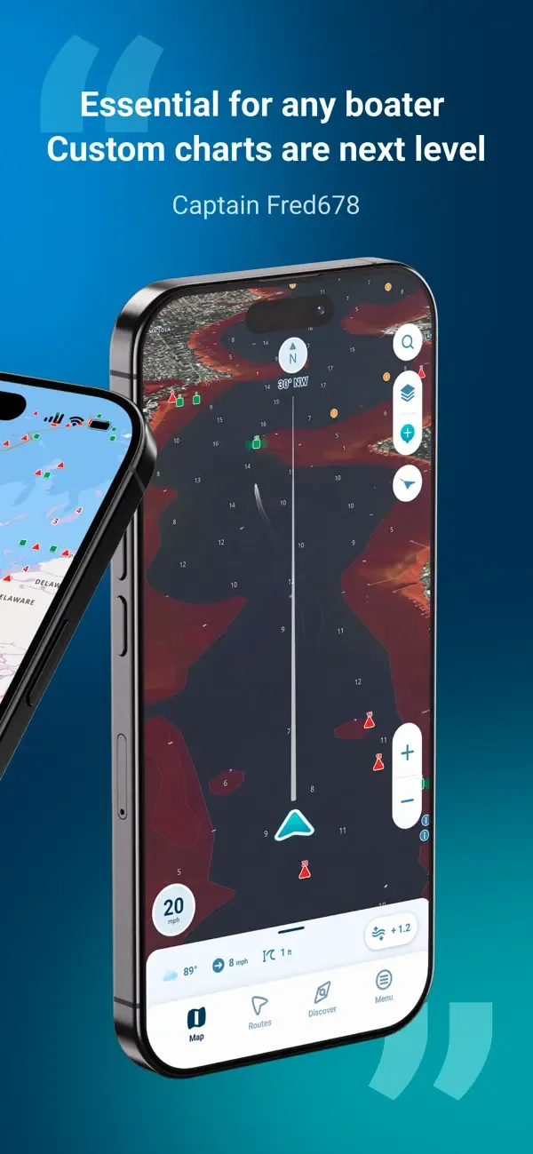 Wavve Boating: Marine Boat GPS screenshot 2