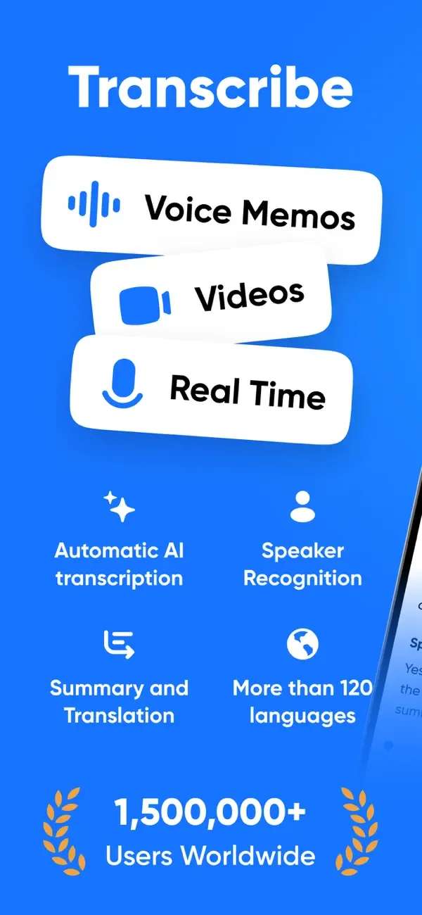 Transcribe - Speech to Text screenshot 1