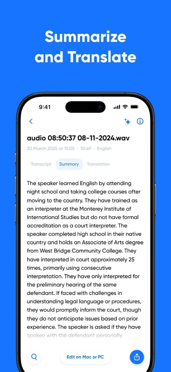 Transcribe - Speech to Text screenshot 4