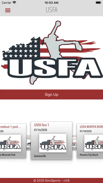 USFA screenshot 1