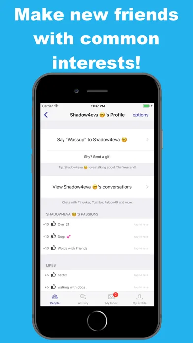 Bored Chat-chat with strangers screenshot 1