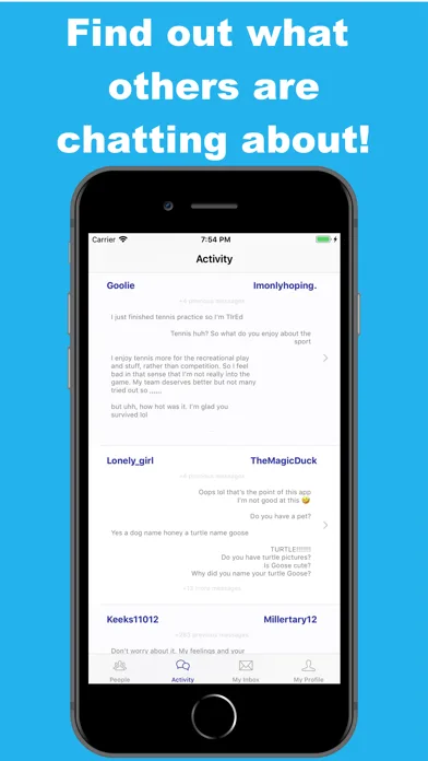 Bored Chat-chat with strangers screenshot 3