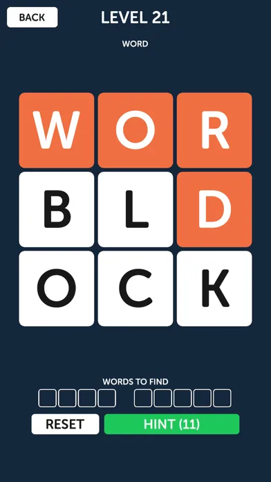 Word Block - Word Search Brain Puzzle Games screenshot 1