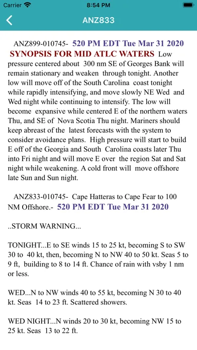 NOAA Marine Forecast & Weather screenshot 4
