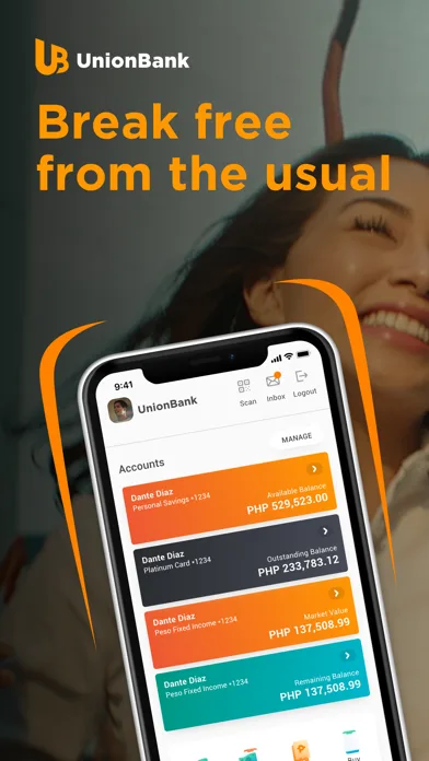 UnionBank Online screenshot 1