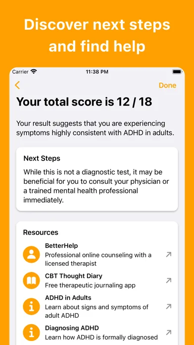 ADHD Test (Adult) screenshot 3