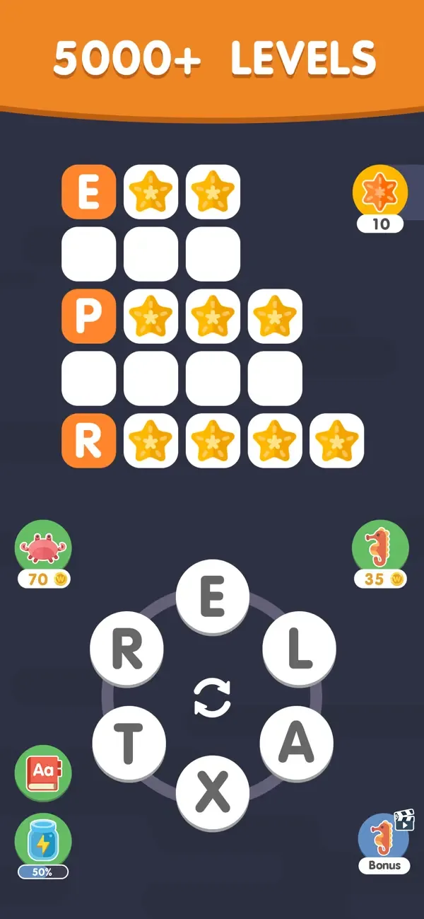Word Search Sea: Offline Games screenshot 4