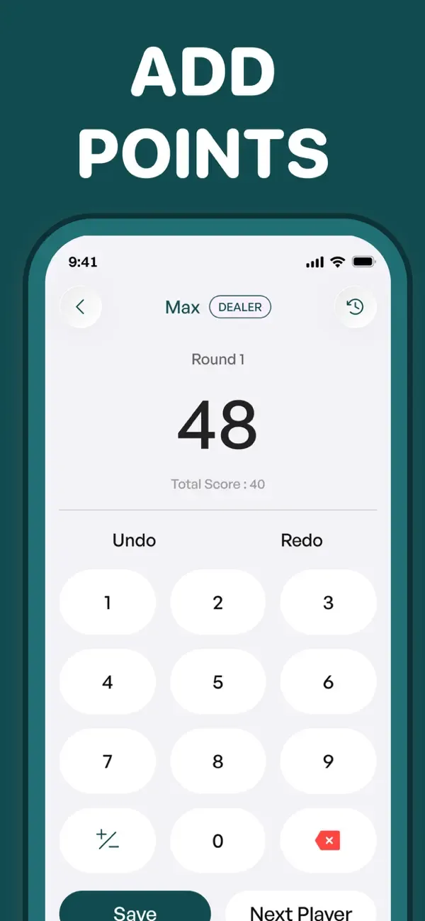 Score Keeper for Game Night screenshot 2