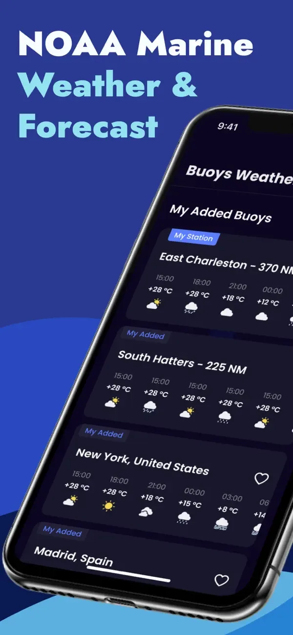 NOAA Marine Weather & Forecast screenshot 1