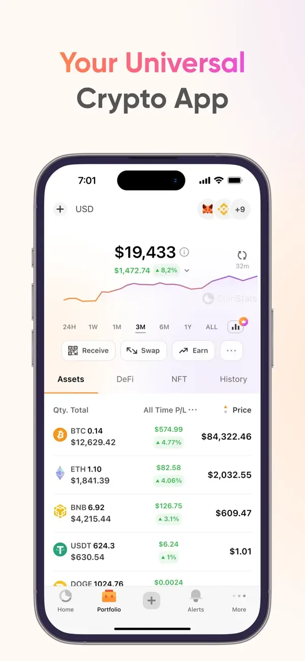 CoinStats: Crypto Portfolio screenshot 1