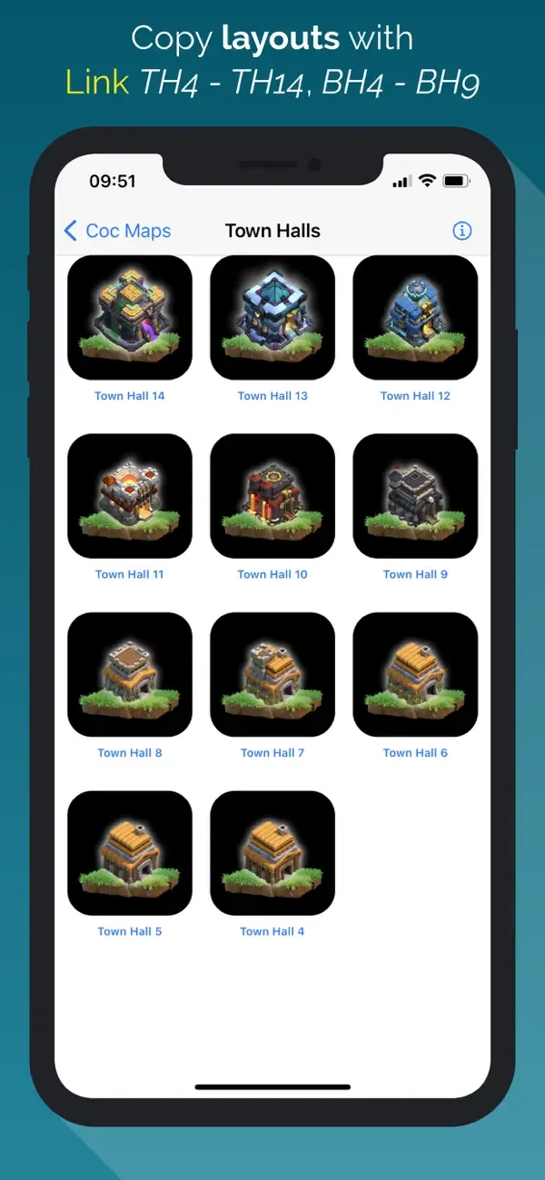 Maps for Clash Of Clans screenshot 1
