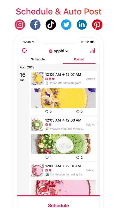 Apphi: Social Media Scheduler screenshot 1