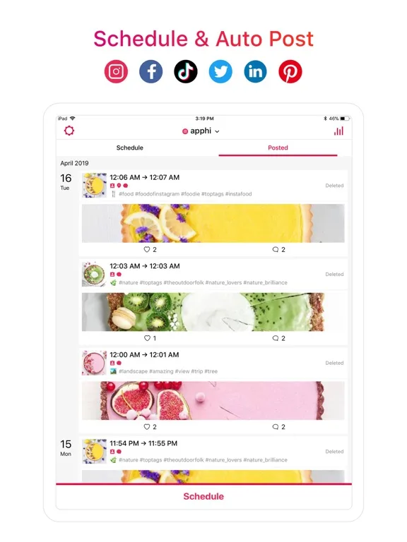 Apphi: Social Media Scheduler screenshot 5