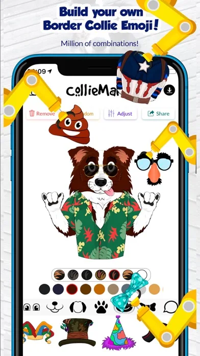 CollieMoji - Original Stickers screenshot 1
