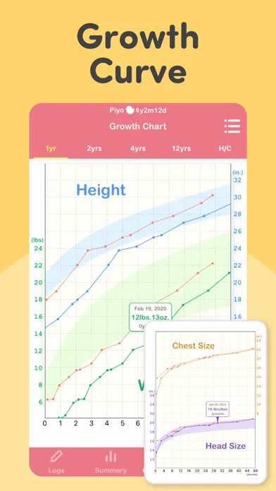 PiyoLog Baby Feeding Tracker screenshot 5