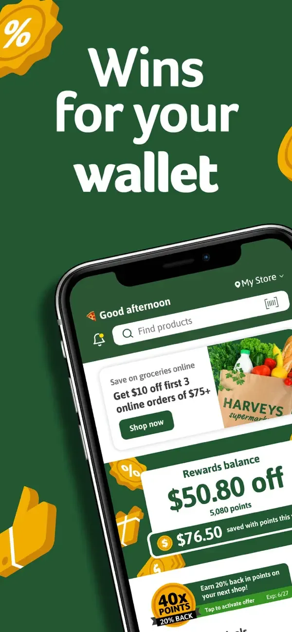 Harveys Supermarkets screenshot 1