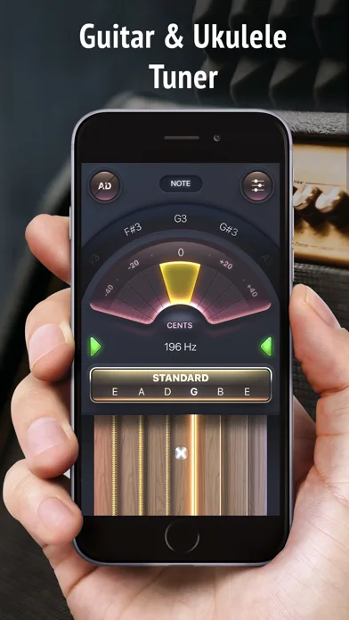 Guitar & Ukulele Tuner screenshot 1