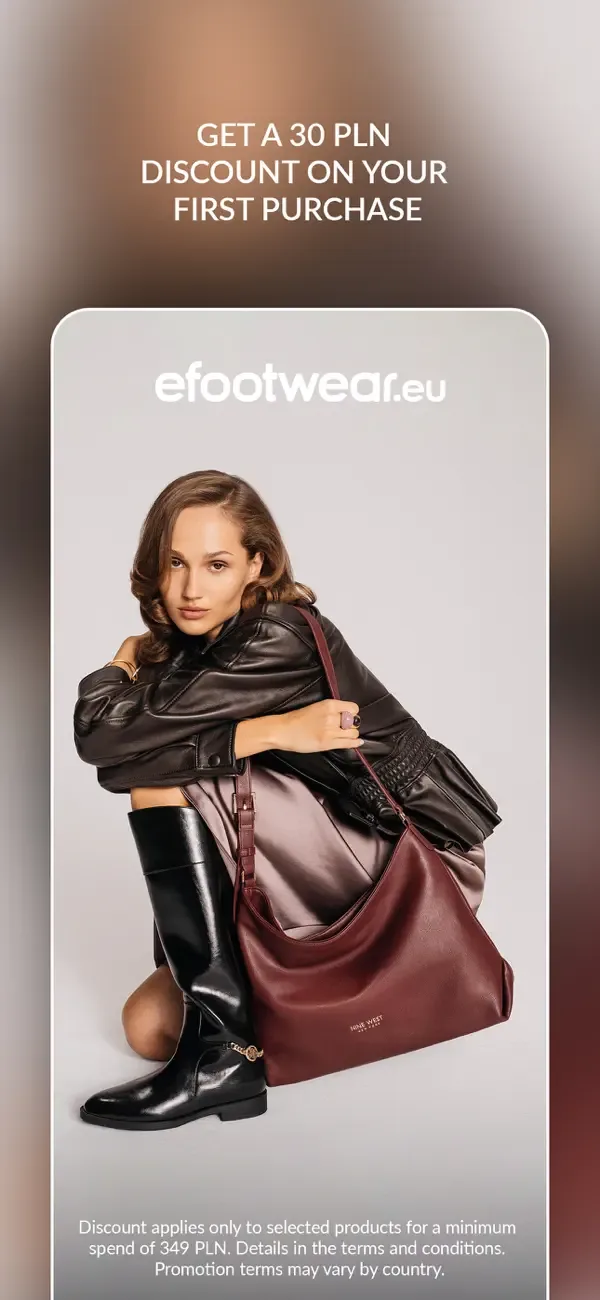 efootwear.eu online shoe store screenshot 1