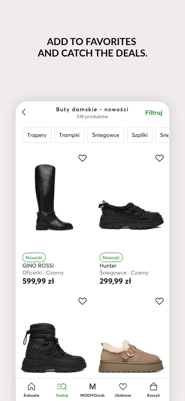 efootwear.eu online shoe store screenshot 3