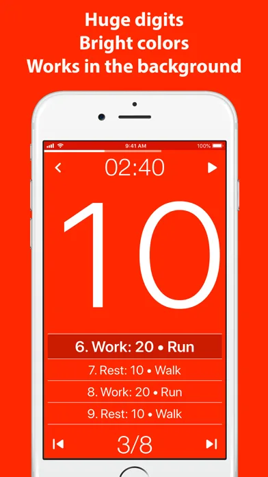Tabata Timer: Interval Timer. screenshot 2