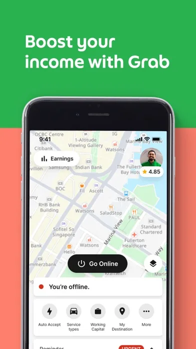 Grab Driver: App for Partners screenshot 1