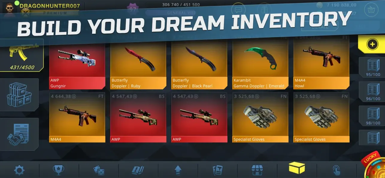 Case Chase Clicker: CSGO Skins screenshot 1