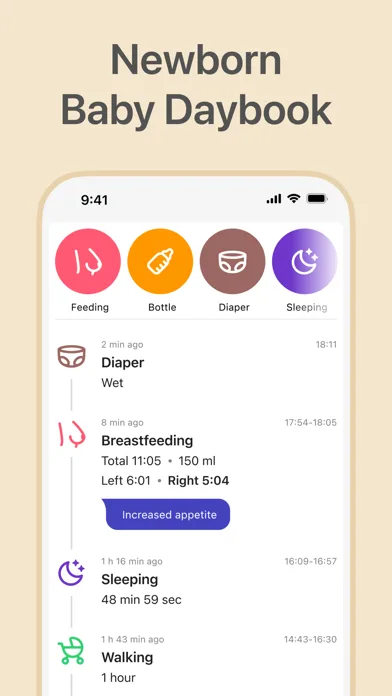 Baby Tracker・Breastfeeding Log screenshot 2