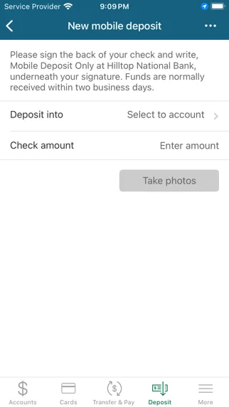 Hilltop Bank Personal screenshot 5