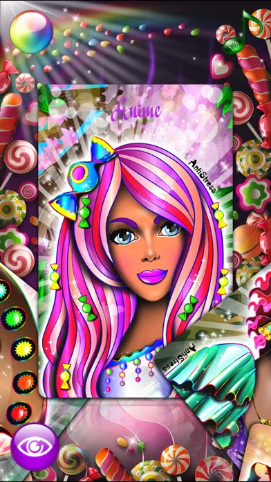 Candy Princess Adult Coloring screenshot 3