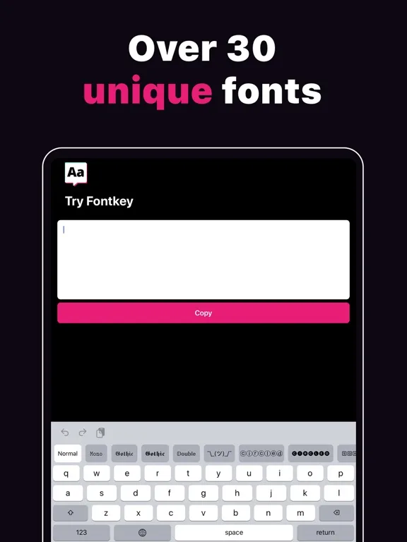 Fontkey - Fonts Keyboard Emoji screenshot 2