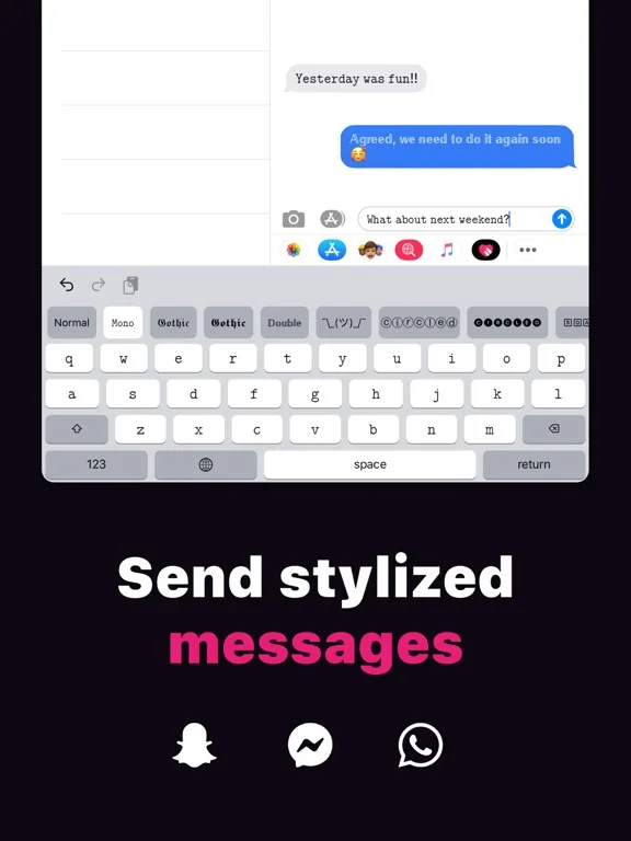 Fontkey - Fonts Keyboard Emoji screenshot 3