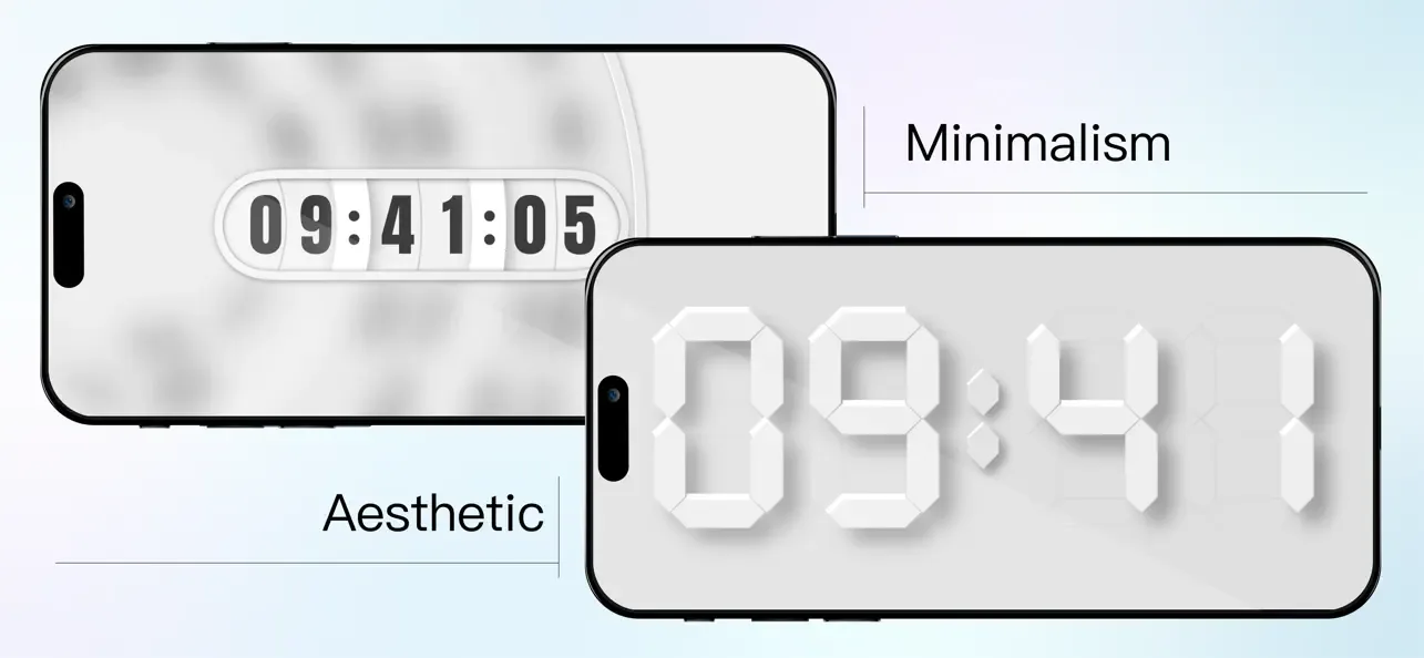 Zen Flip Clock - Minimal Timer screenshot 1