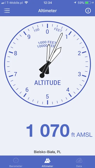 Barometer & Altimeter & Thermo screenshot 1