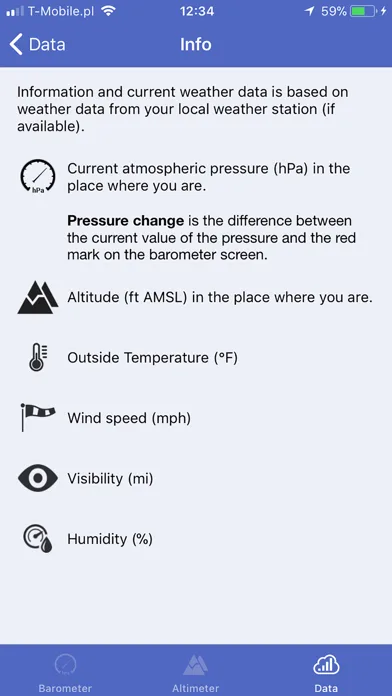 Barometer & Altimeter & Thermo screenshot 5