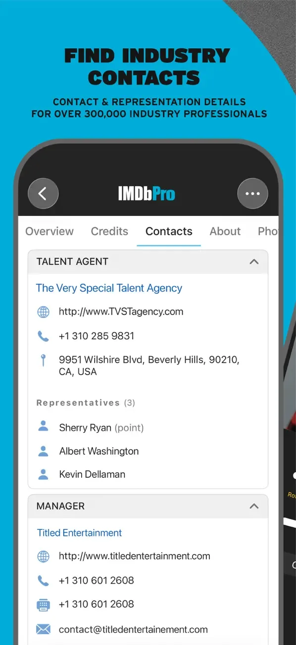 IMDbPro screenshot 1
