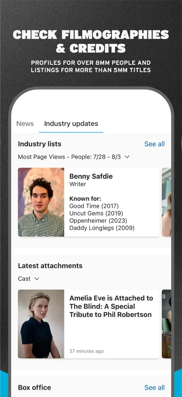 IMDbPro screenshot 3
