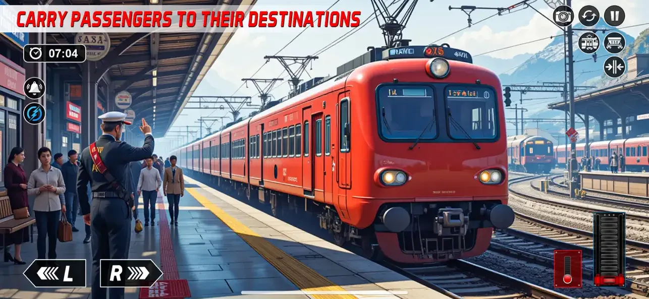Modern Train Driver Game 2023 screenshot 1