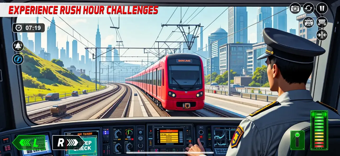 Modern Train Driver Game 2023 screenshot 3
