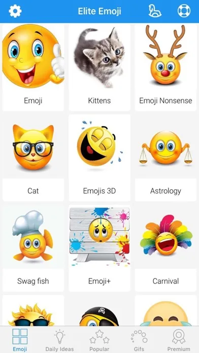 Emoji Elite + GIFs screenshot 1
