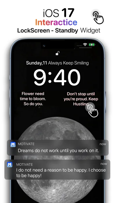 Motivation Daily Quote Widget screenshot 1
