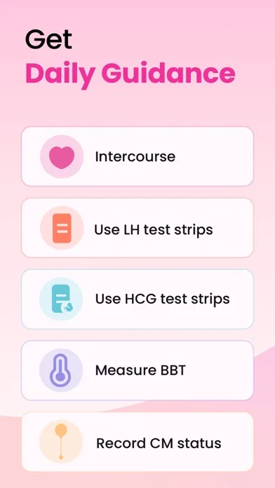 Femometer Fertility Tracker screenshot 1