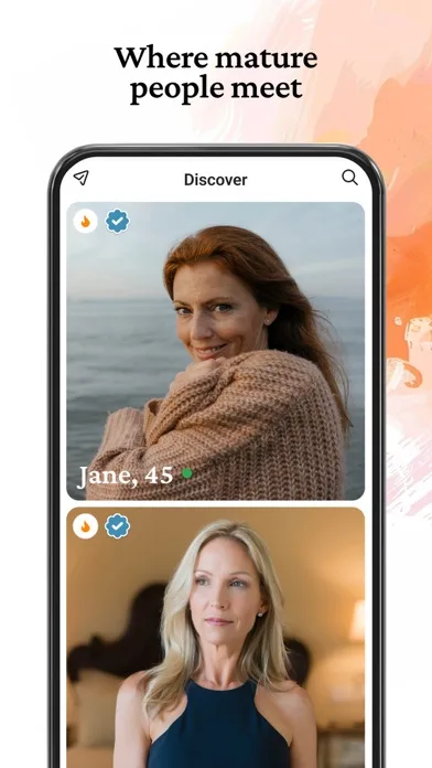 DateMyAge™ - Mature Dating 40+ screenshot 2