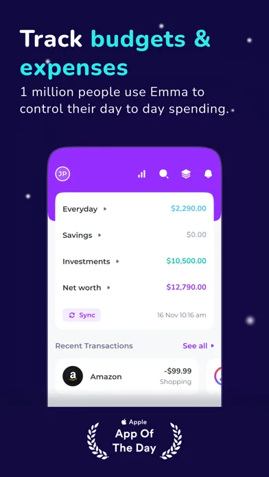 Emma - Budget Planner Tracker screenshot 1