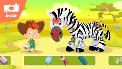 Safari vet care games for kids screenshot 5