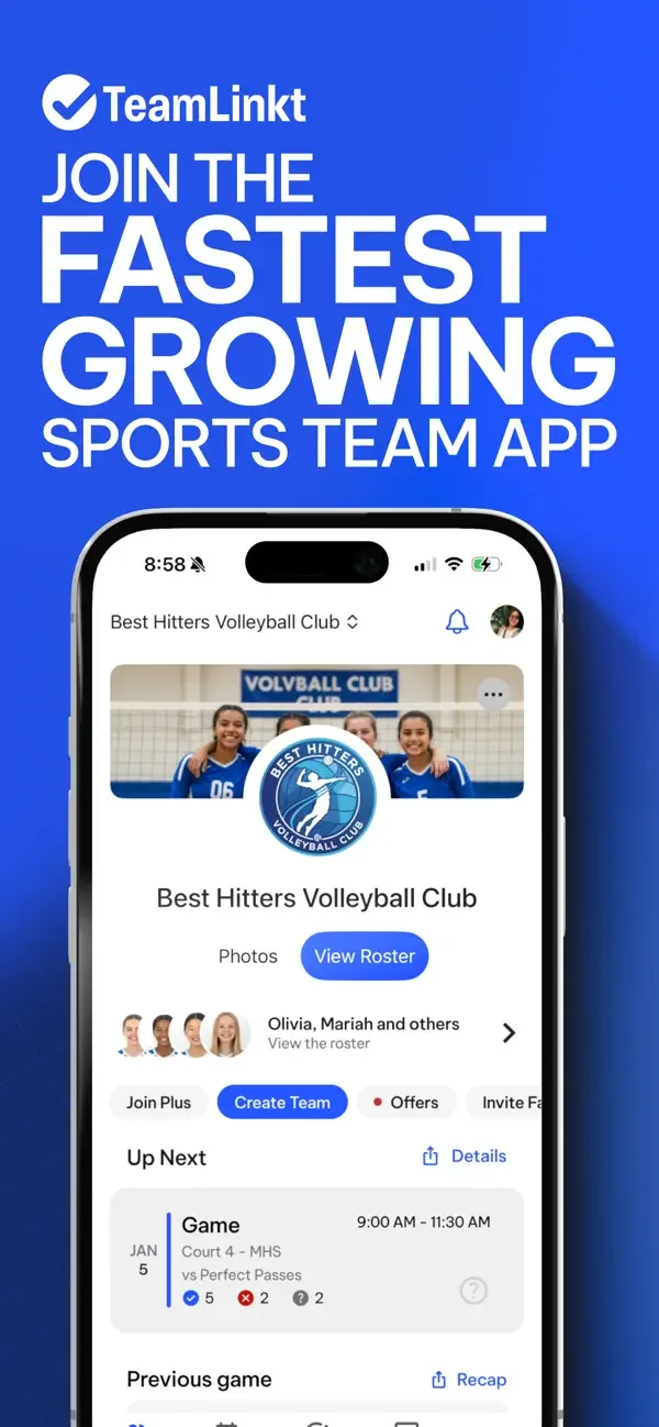 TeamLinkt - Sports Team App screenshot 1