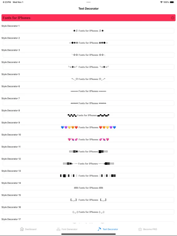 Font Generator - Cool Fonts screenshot 5