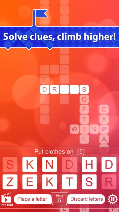 Crossword Climber screenshot 1
