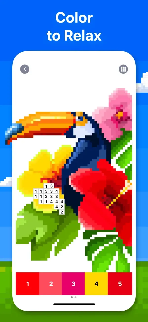 Pixel Art － Color by Number screenshot 1