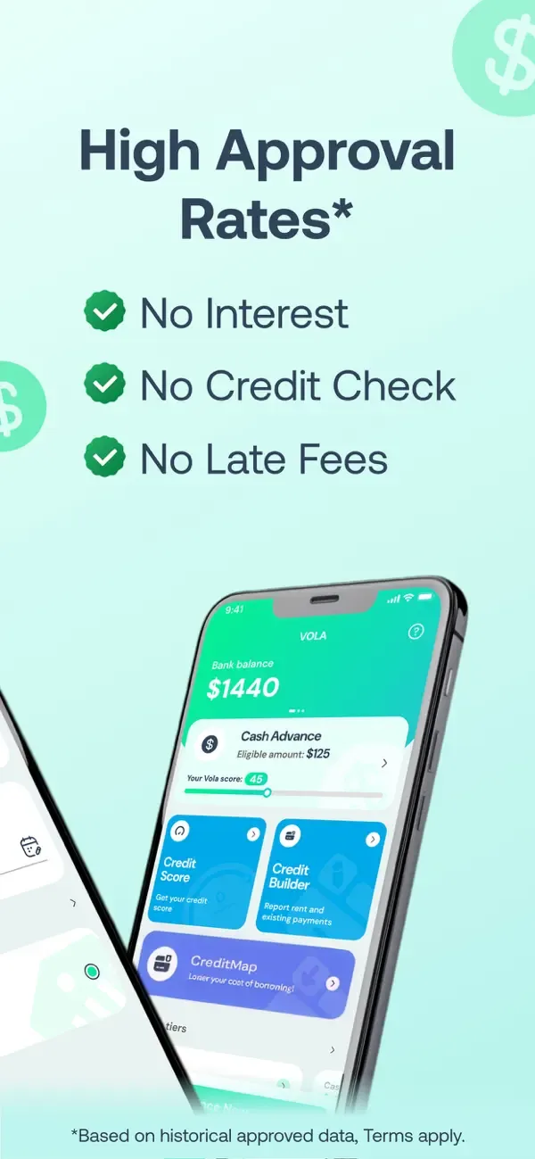 Vola: Cash Advance & Credit screenshot 2