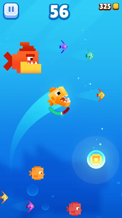 Fishy Bits 2 : Fish Survival screenshot 1